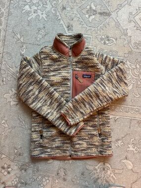 Patagonia Women’s Classic Retro-X Fleece Jacket Space Dye Oatmeal Size M
